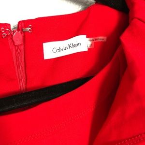 Calvin Klein Dresses - NEW Calvin Klein Red Cocktail Dress sz 12P Calvin Klein Dresses - NEW Calvin Klein Red Cocktail Dress sz 12P